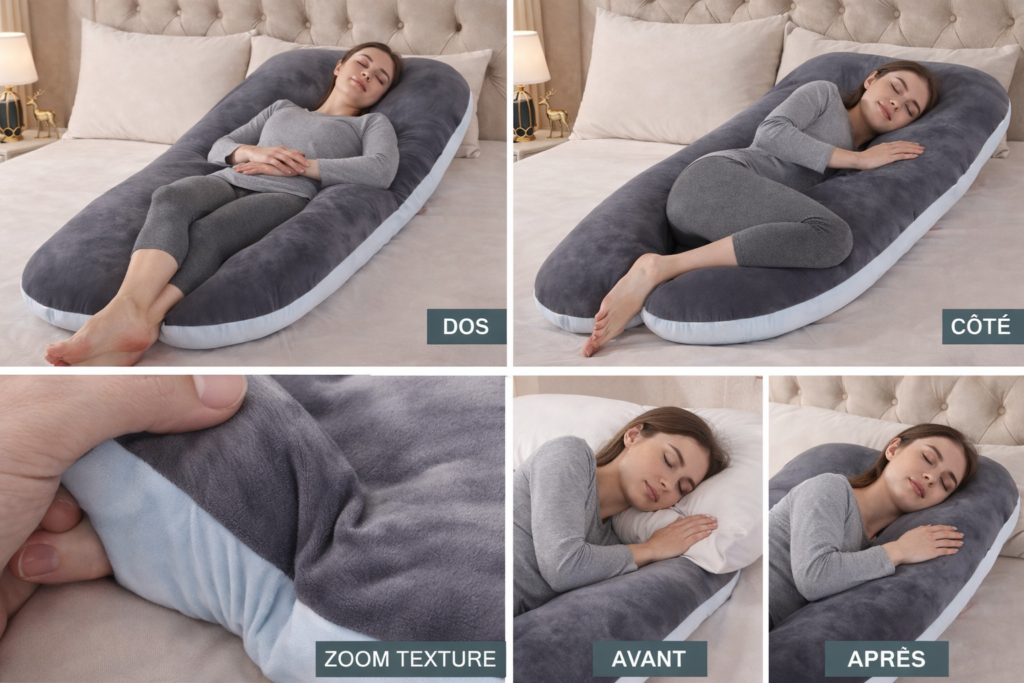 oreiller ergonomique confort 